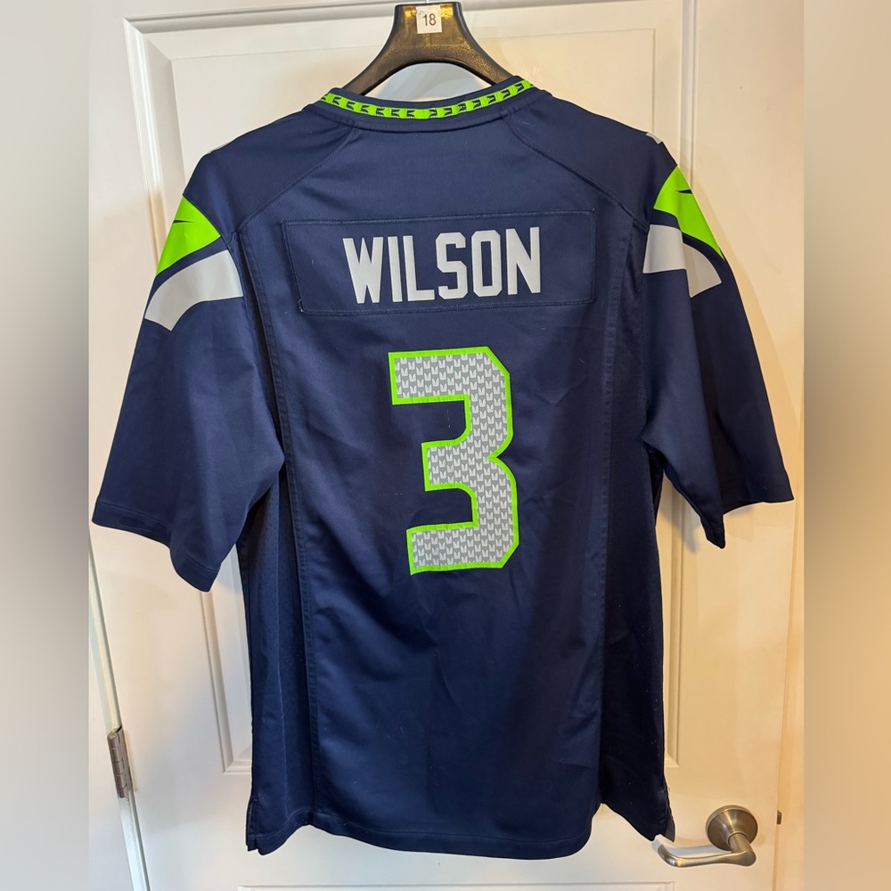 Wilson Seahawks Nike on field jersey